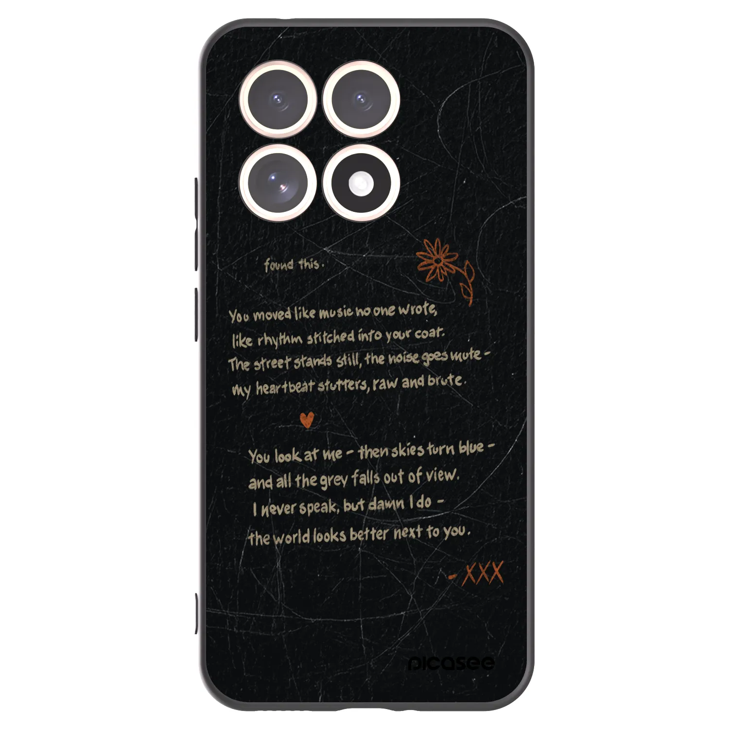 Picasee crna silikonska maskica za Xiaomi 15T - POET