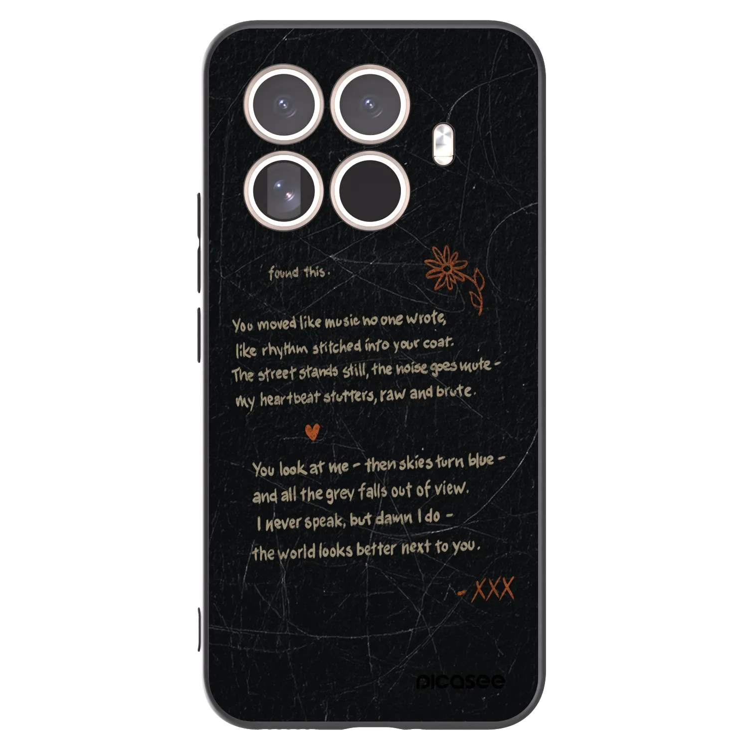 Picasee crna silikonska maskica za Xiaomi 15T Pro - POET