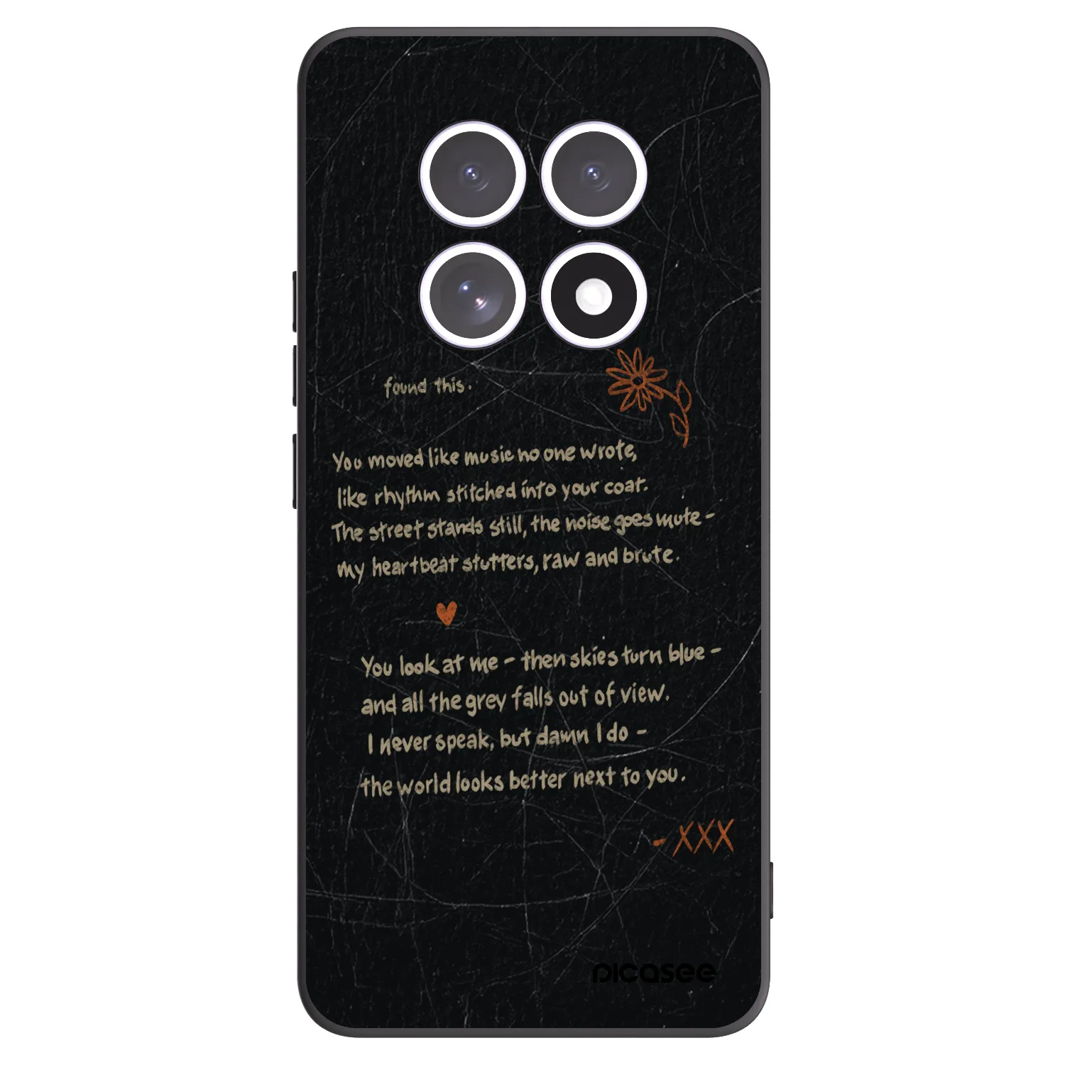 Picasee crna silikonska maskica za Xiaomi Redmi Note 15 - POET