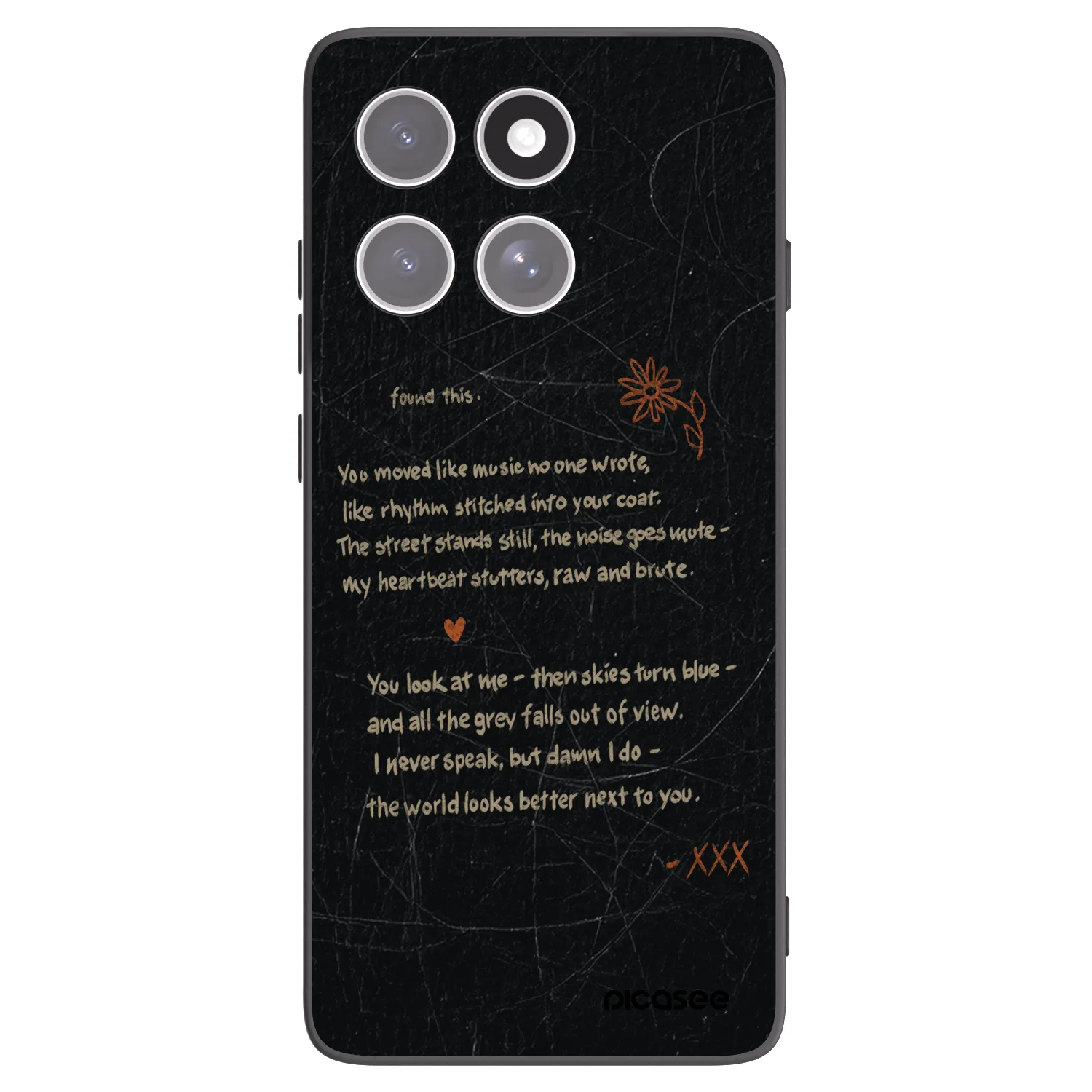 Picasee crna silikonska maskica za Motorola Edge 60 Fusion - POET