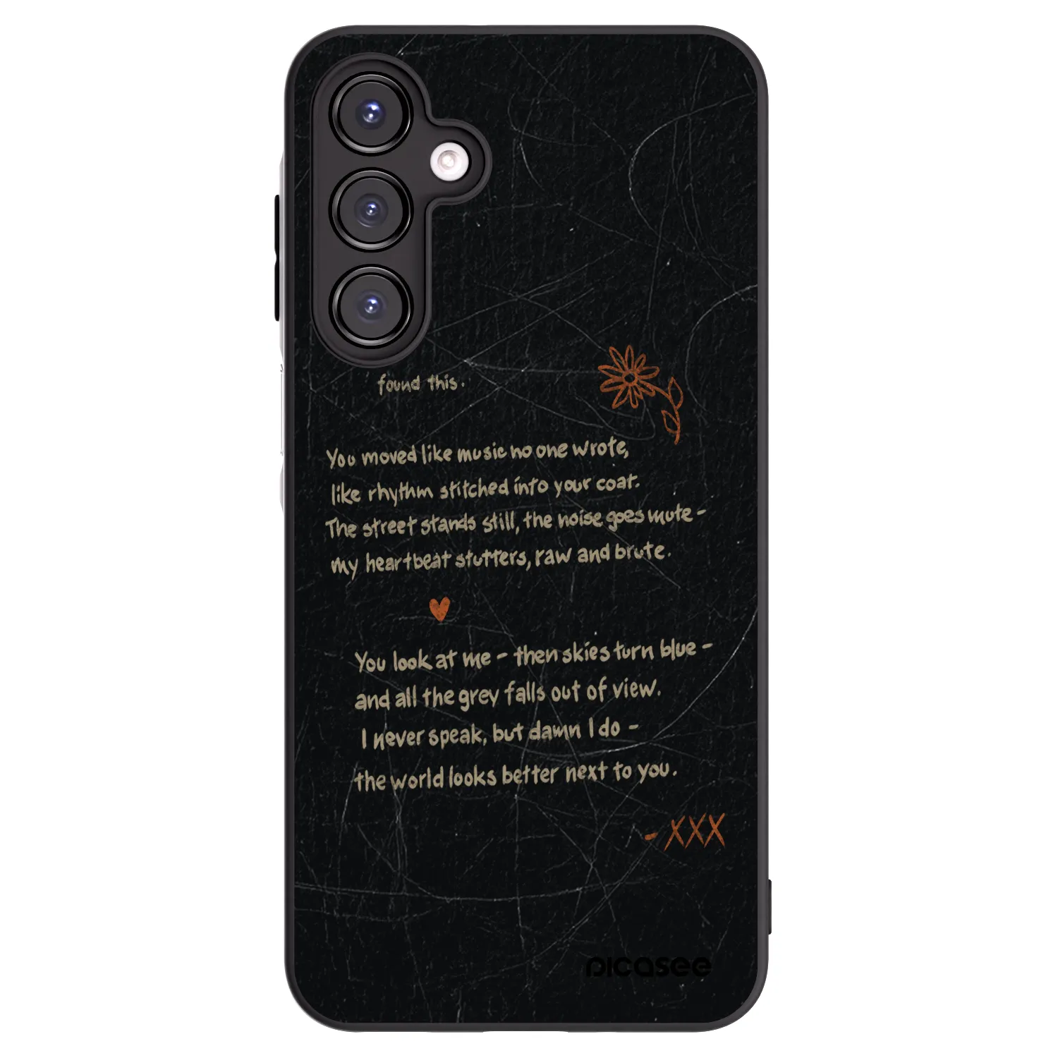 Picasee crna silikonska maskica za Samsung Galaxy A16 4G - POET