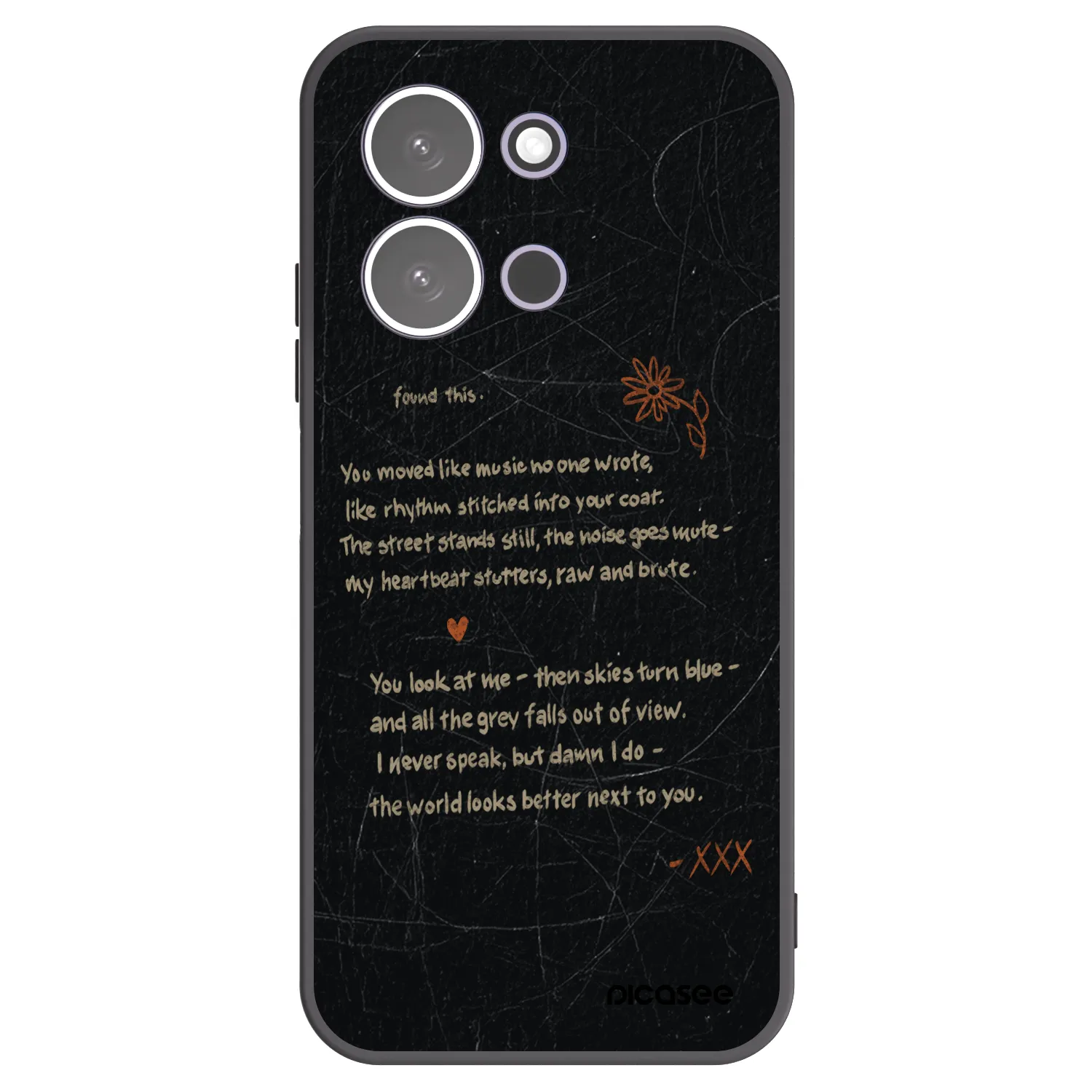 Picasee crna silikonska maskica za Xiaomi Redmi 15C 5G - POET