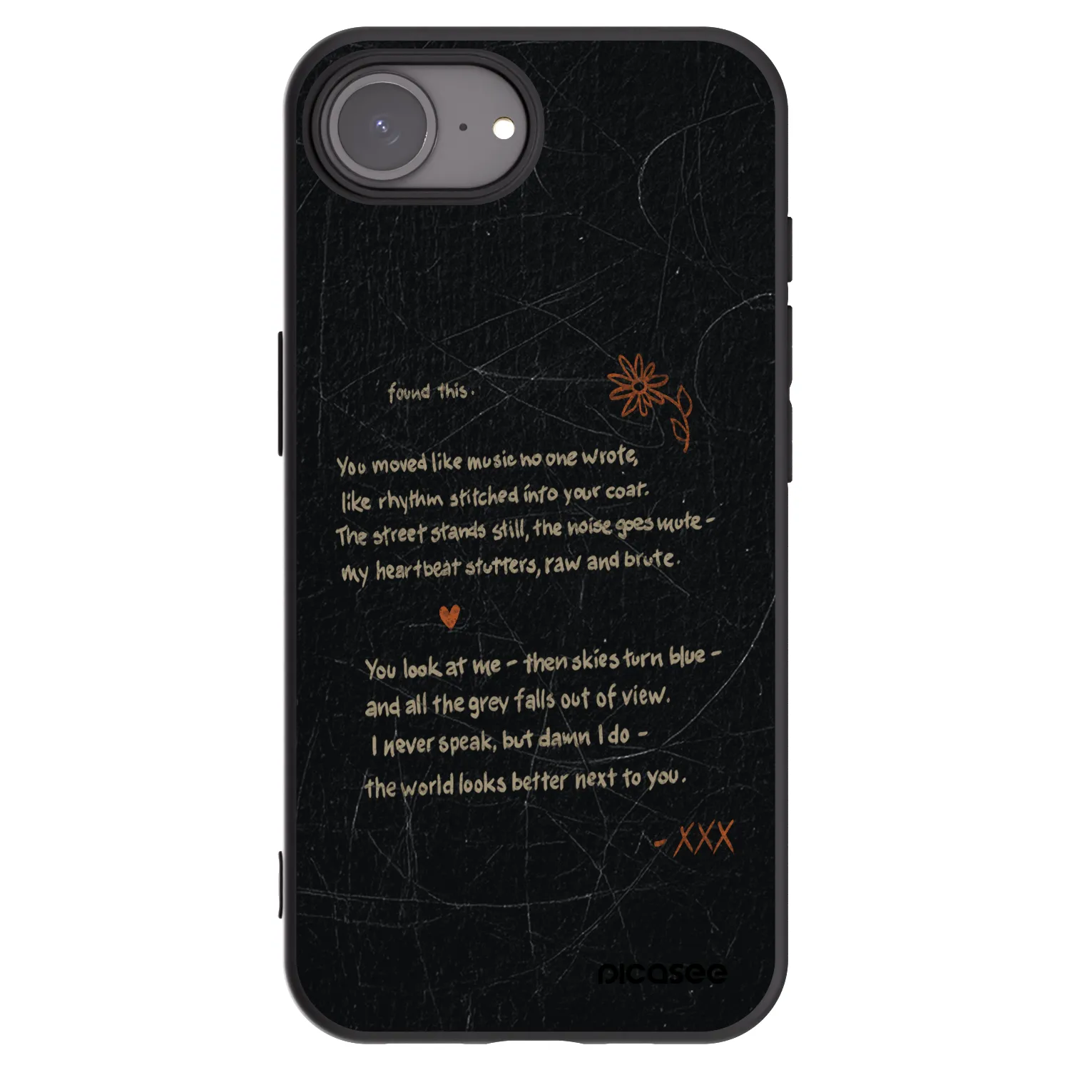 Picasee crna silikonska maskica za Apple iPhone 17e - POET