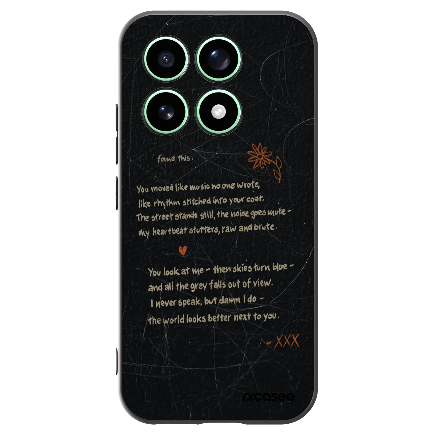 Picasee crna silikonska maskica za Xiaomi 17 - POET