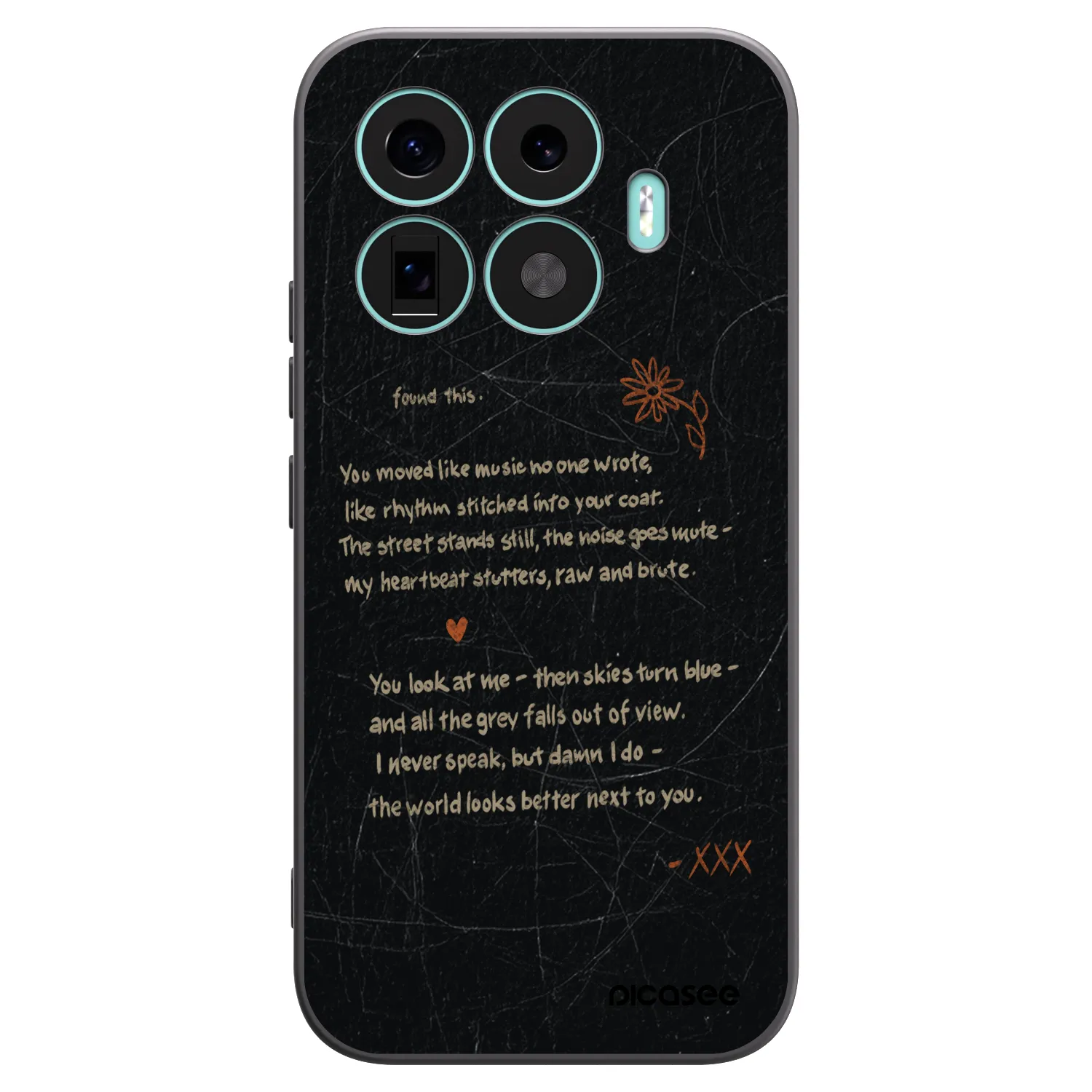 Picasee crna silikonska maskica za Xiaomi 17T - POET