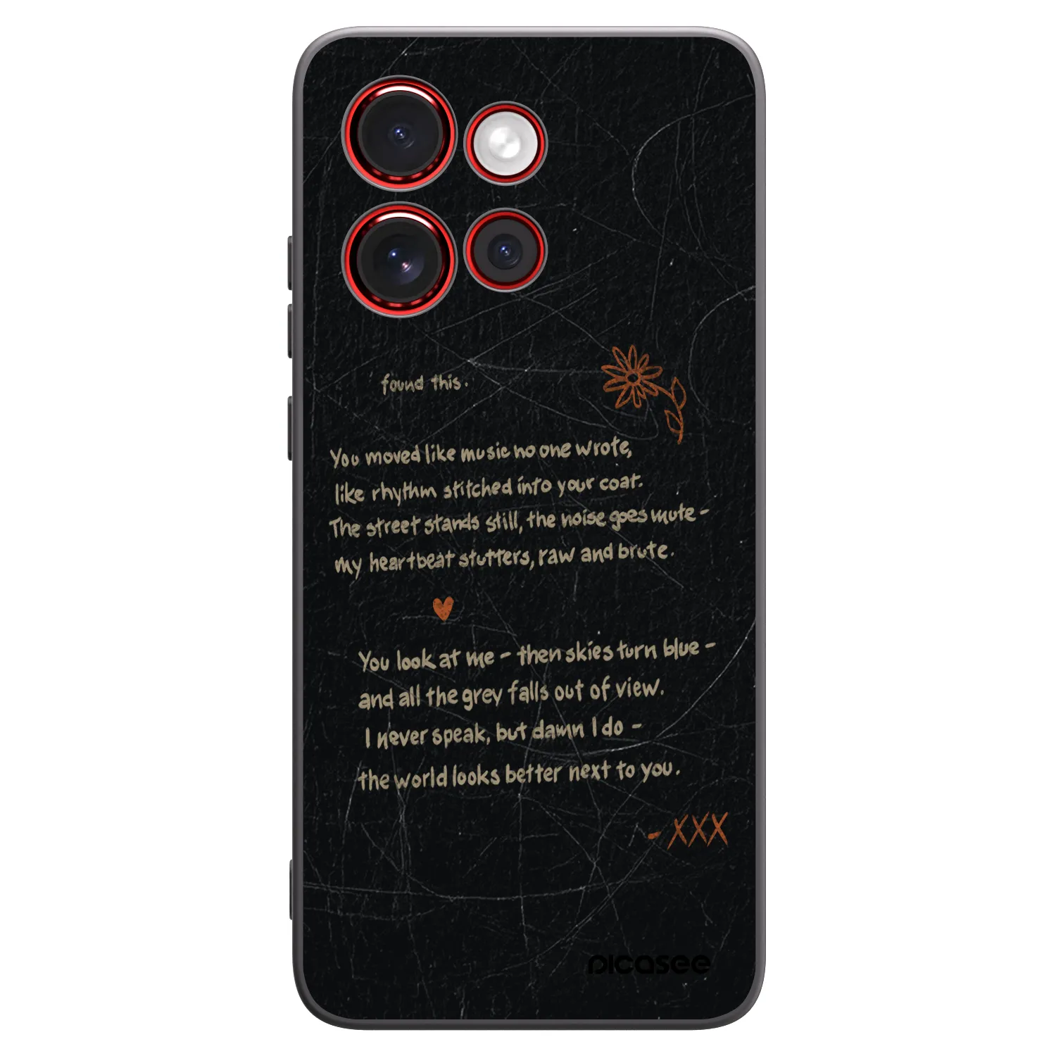 Picasee crna silikonska maskica za Motorola Edge 60 Neo 5G - POET