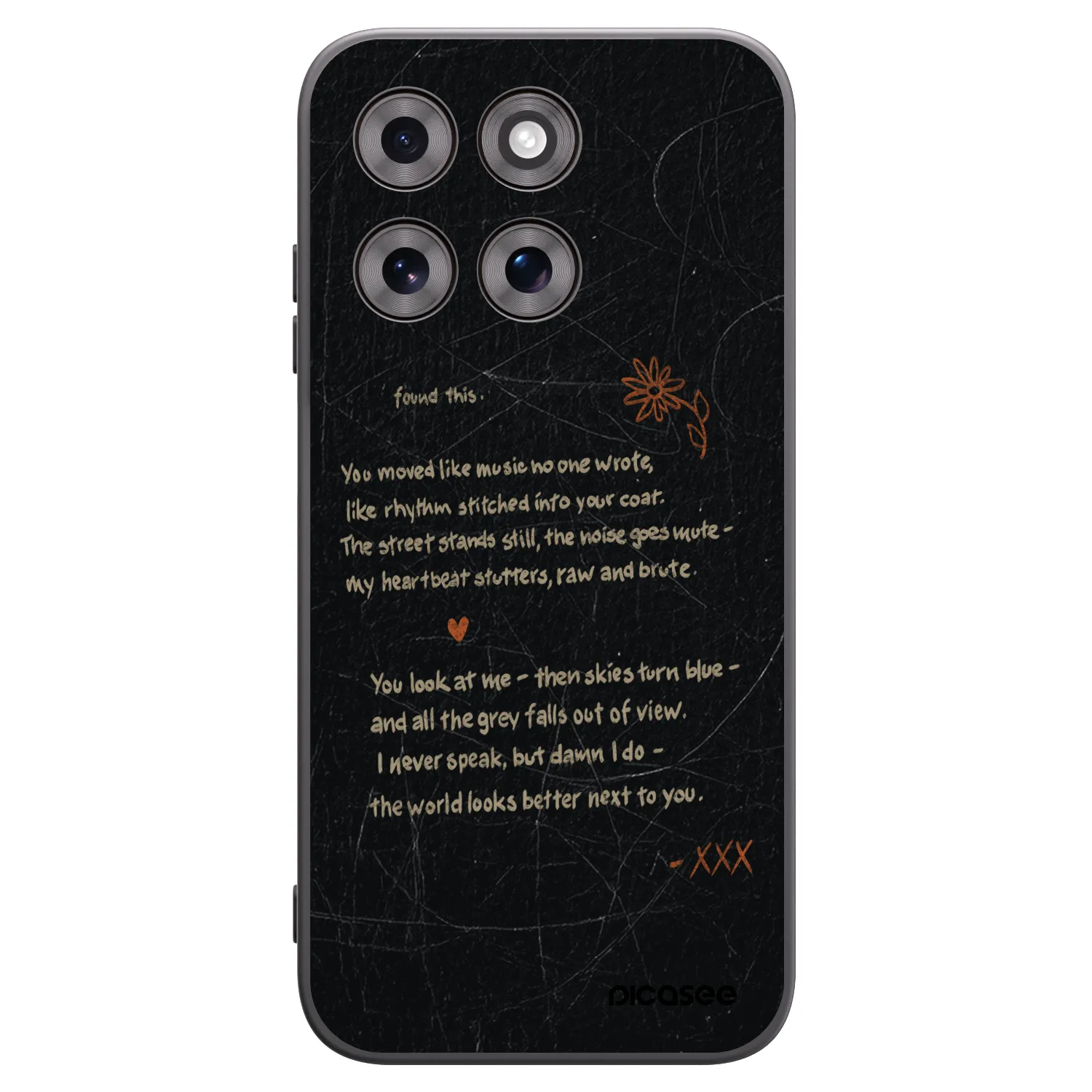 Picasee crna silikonska maskica za Motorola Moto G77 - POET
