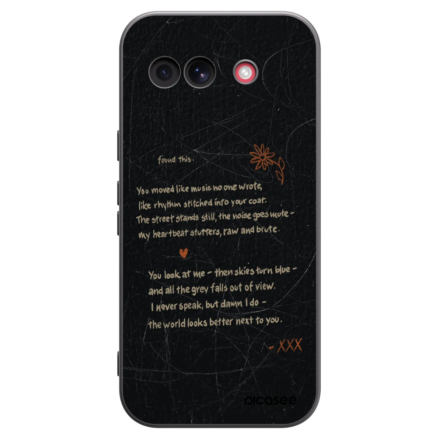 Picasee crna silikonska maskica za Google Pixel 10a - POET
