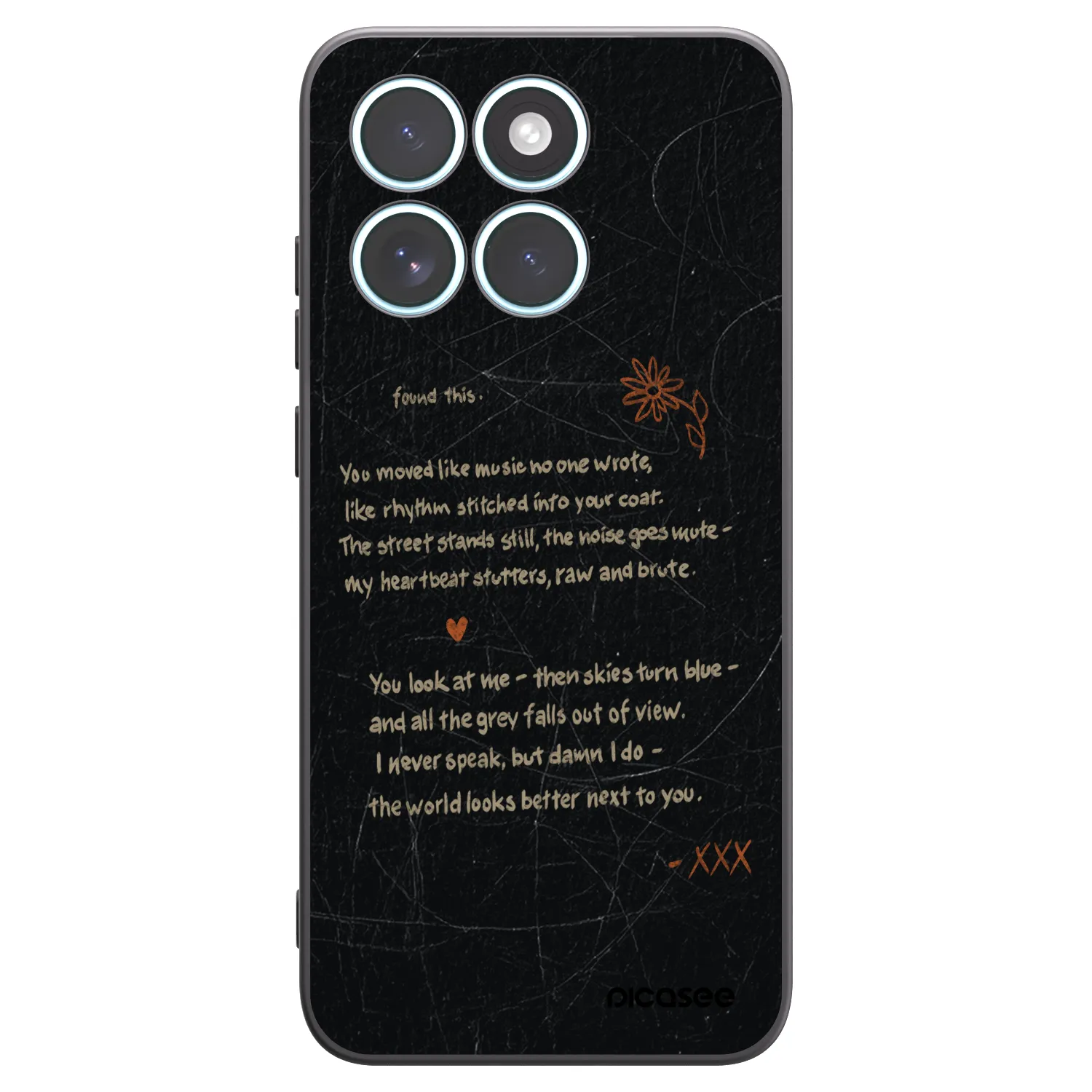 Picasee crna silikonska maskica za Motorola Edge 70 Fusion - POET