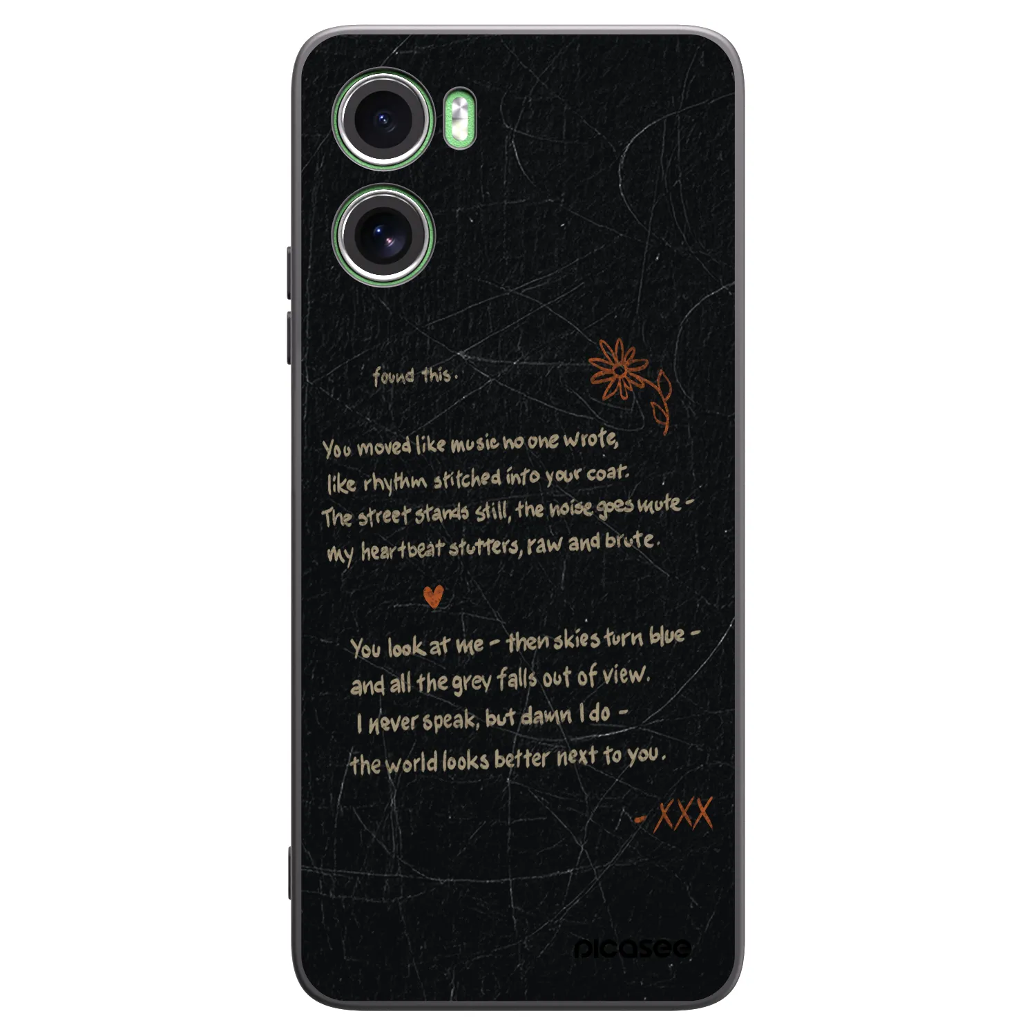 Picasee crna silikonska maskica za Motorola Moto G06 - POET
