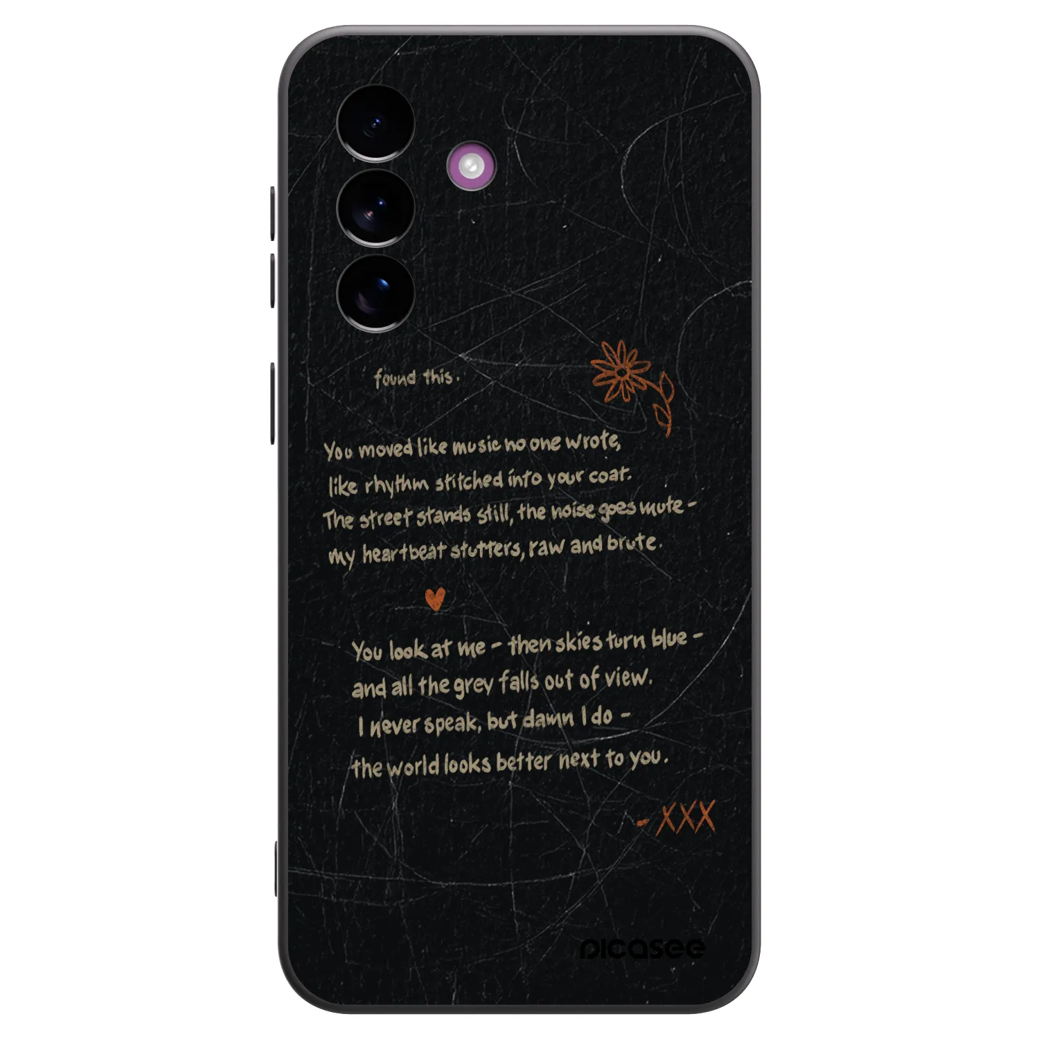 Picasee crna silikonska maskica za Samsung Galaxy A37 - POET