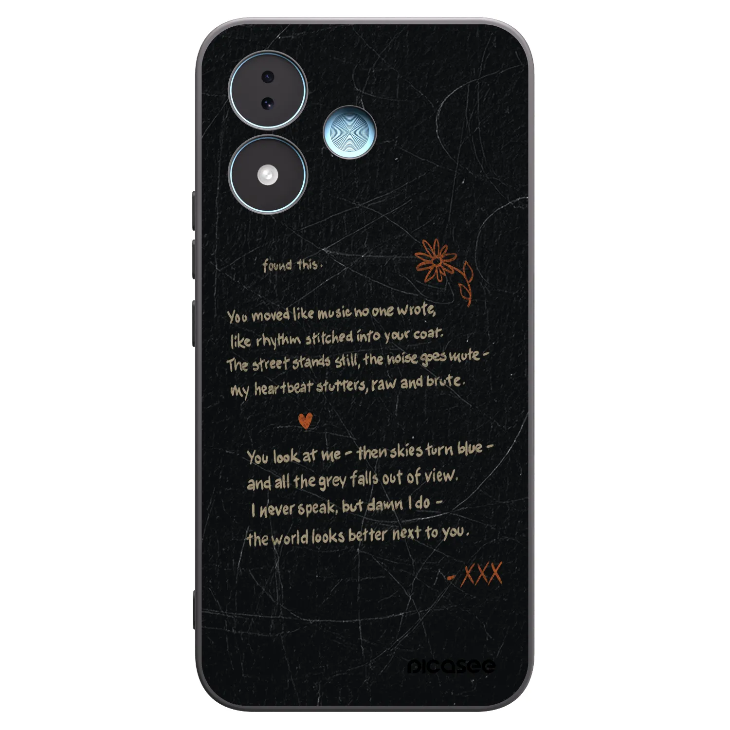 Picasee crna silikonska maskica za Xiaomi Redmi Note 17 5G - POET
