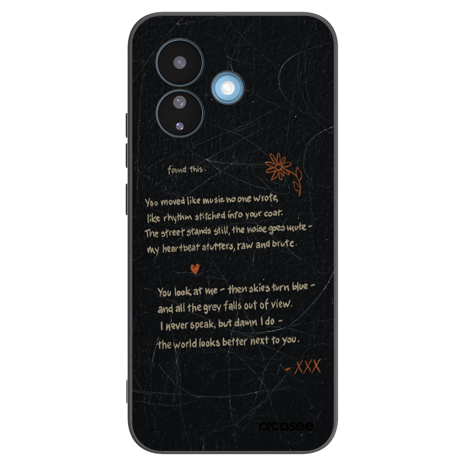 Picasee crna silikonska maskica za Xiaomi Redmi Note 17 Pro 5G - POET