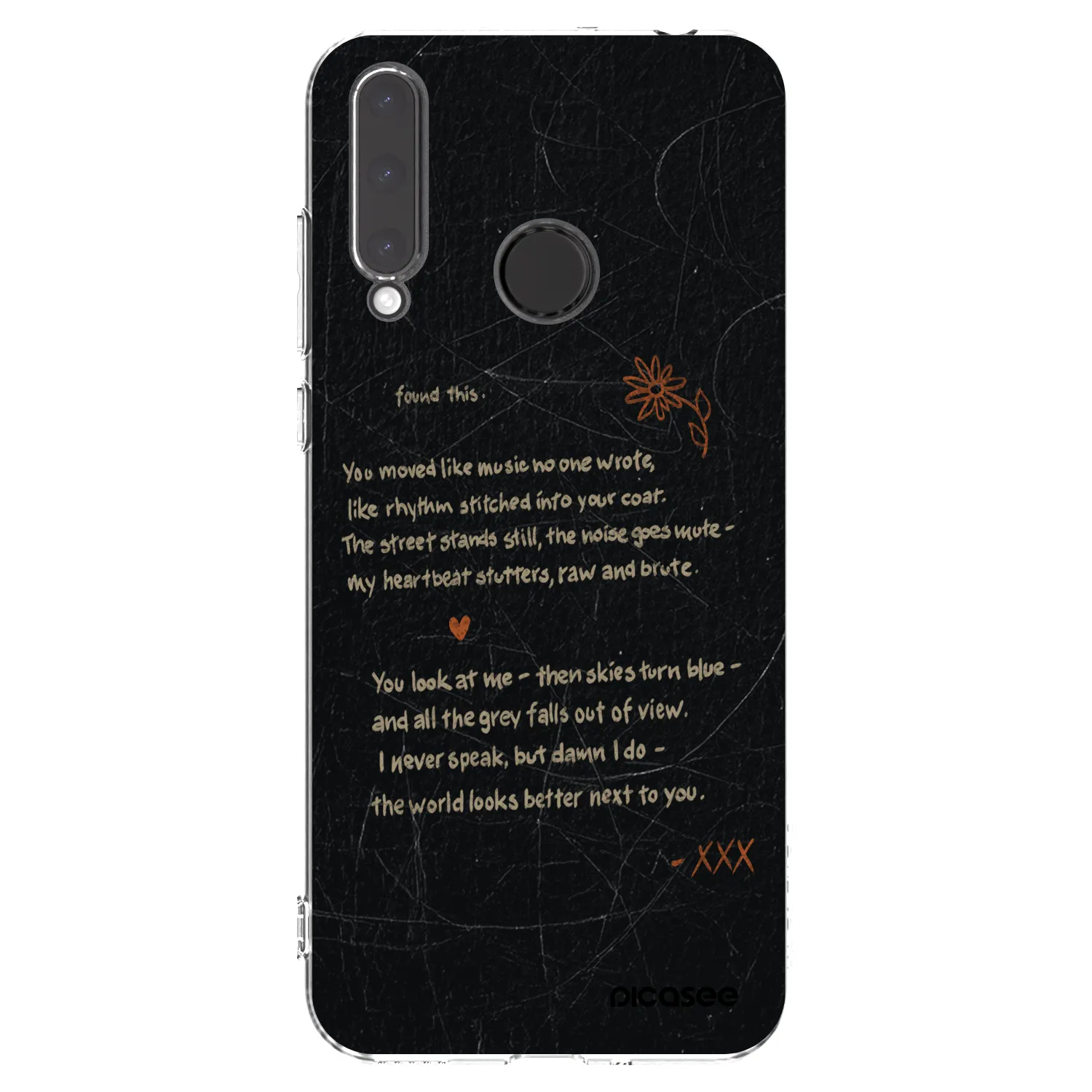 Picasee silikonska prozirna maskica za Honor 20 Lite - POET
