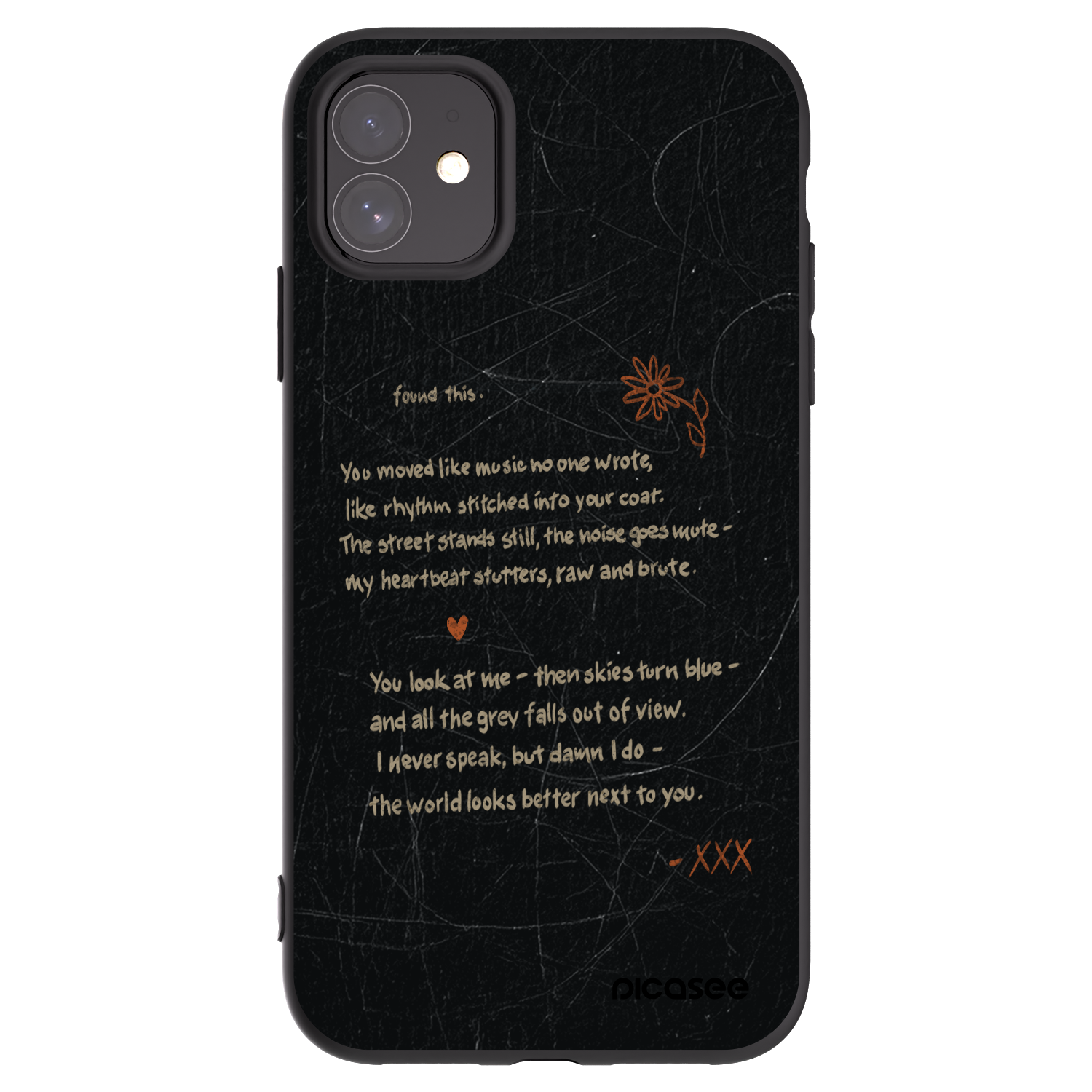 Picasee crna silikonska maskica za Apple iPhone 11 - POET