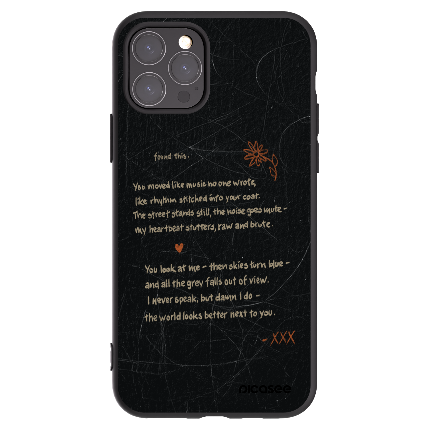 Picasee crna silikonska maskica za Apple iPhone 11 Pro - POET