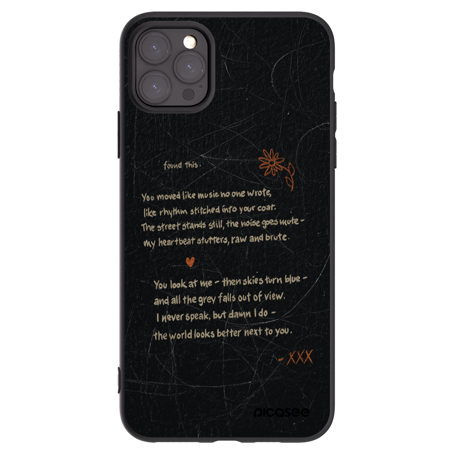 Picasee crna silikonska maskica za Apple iPhone 11 Pro Max - POET
