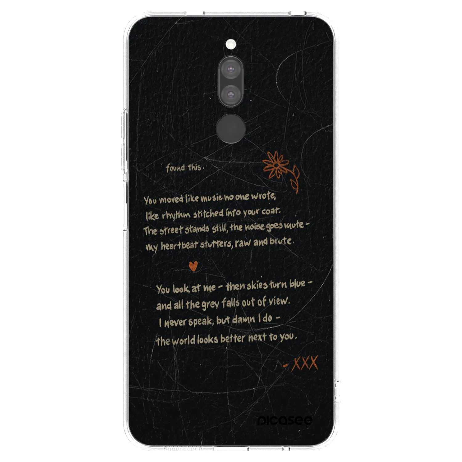 Picasee silikonska prozirna maskica za Xiaomi Redmi 8 - POET