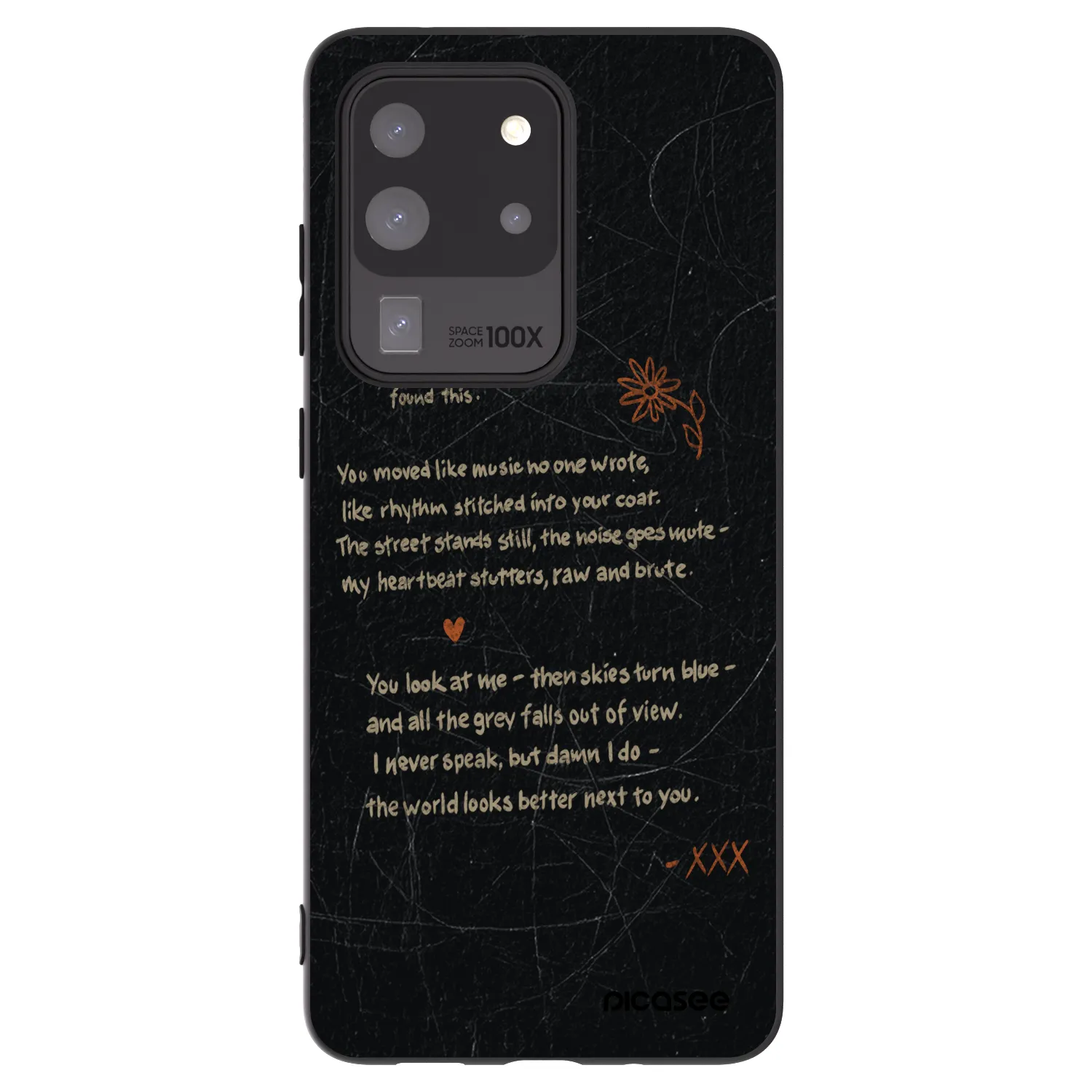 Picasee crna silikonska maskica za Samsung Galaxy S20 Ultra 5G G988F - POET