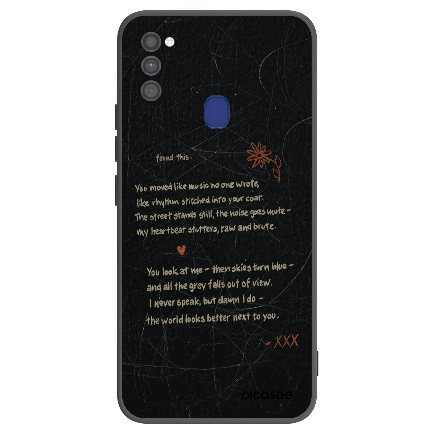 Picasee crna silikonska maskica za Samsung Galaxy M21 M215F - POET