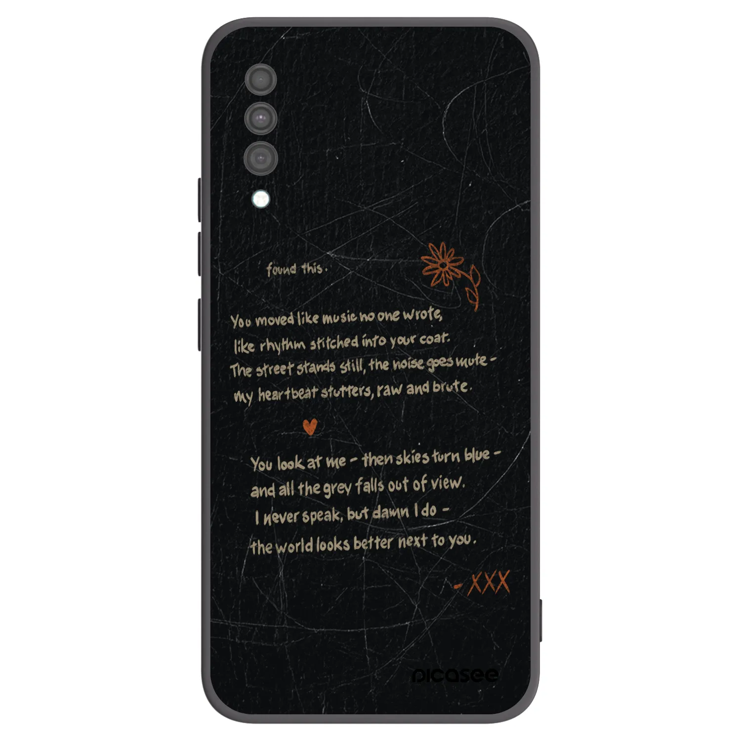 Picasee crna silikonska maskica za Samsung Galaxy A30s A307F - POET