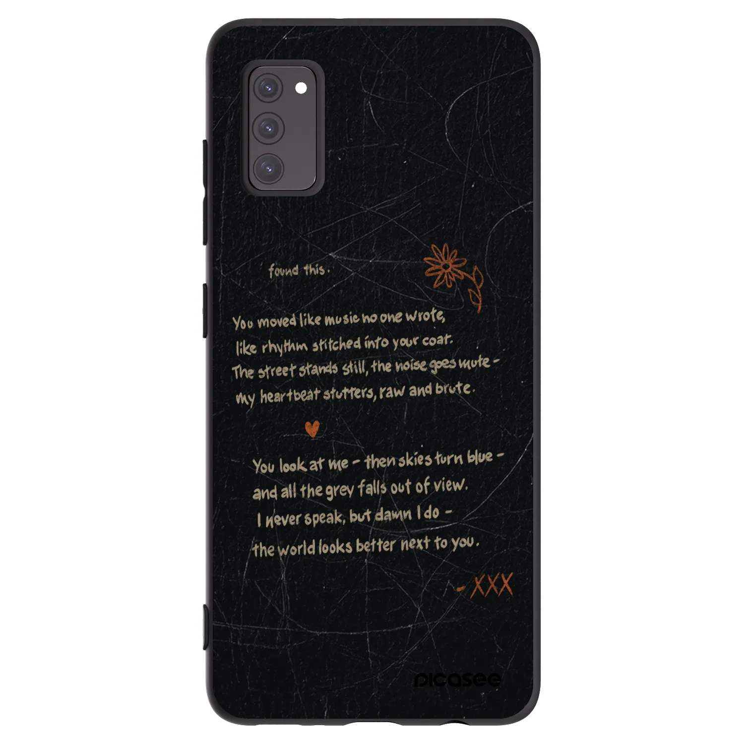 Picasee crna silikonska maskica za Samsung Galaxy A41 A415F - POET