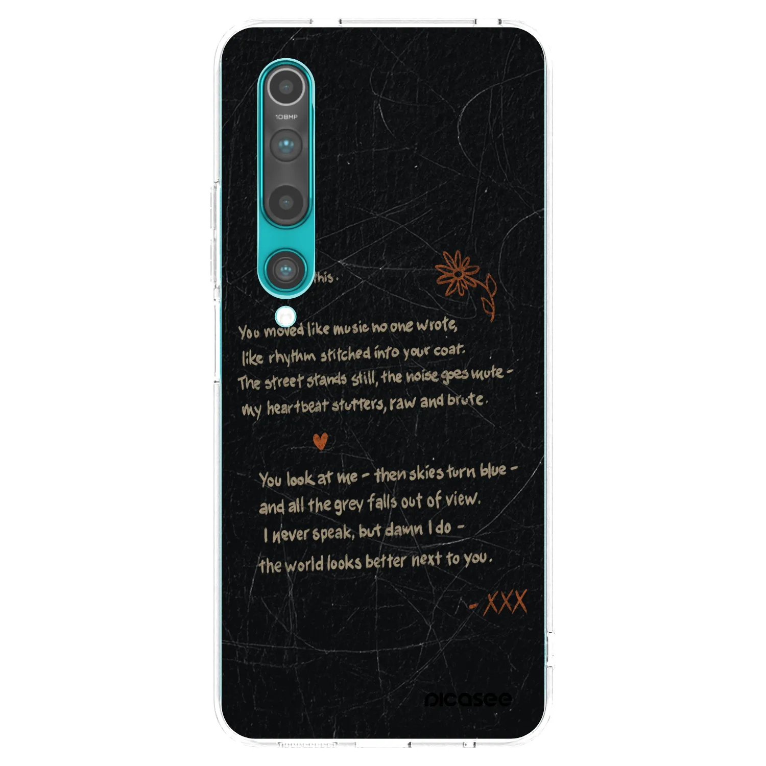 Picasee silikonska prozirna maskica za Xiaomi Mi 10 - POET