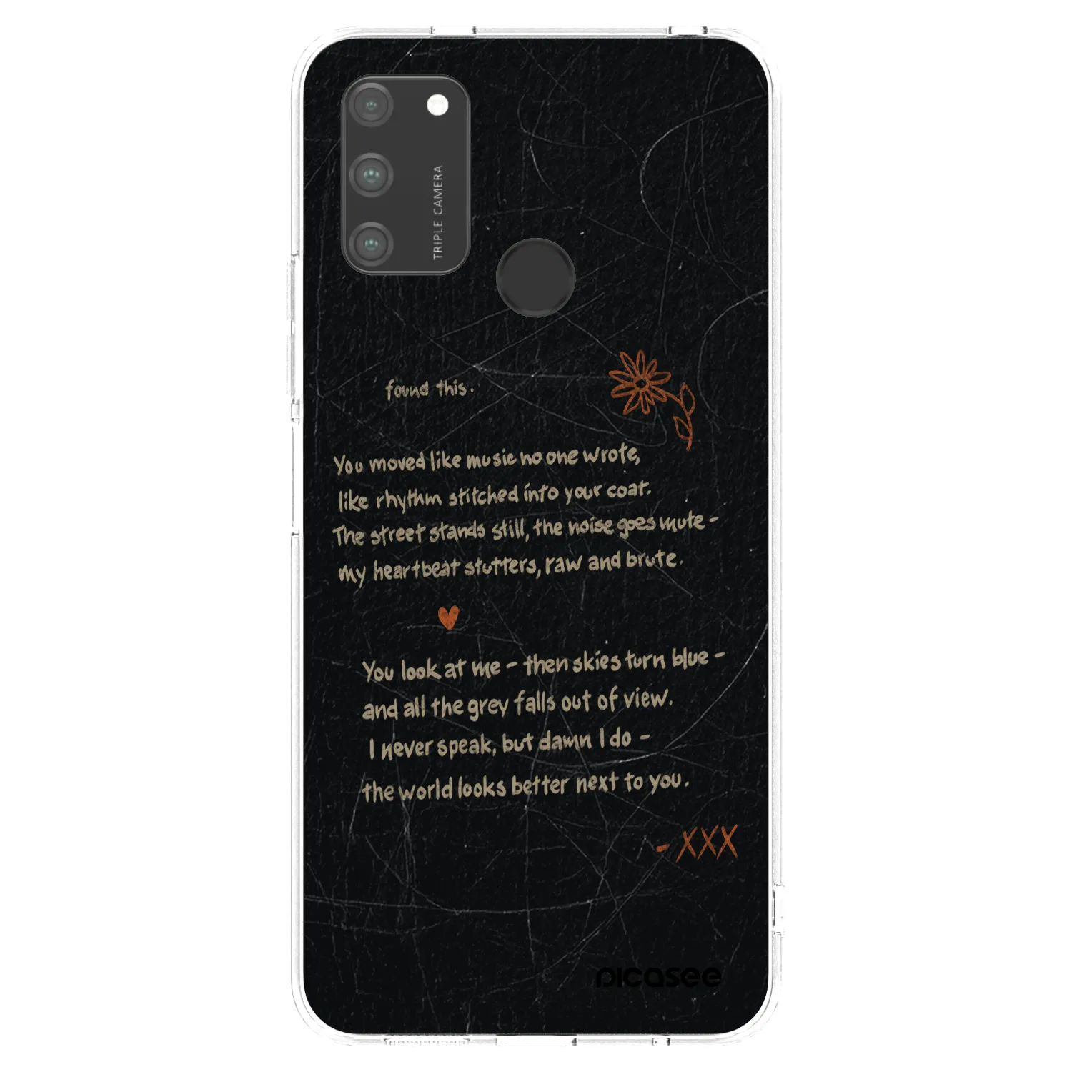 Picasee silikonska prozirna maskica za Honor 9A - POET