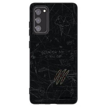 Picasee crna silikonska maskica za Samsung Galaxy S20 FE - SCRATCH