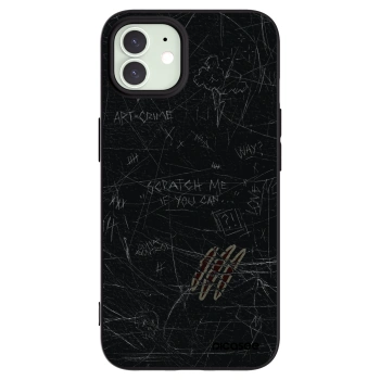 Picasee crna silikonska maskica za Apple iPhone 12 - SCRATCH
