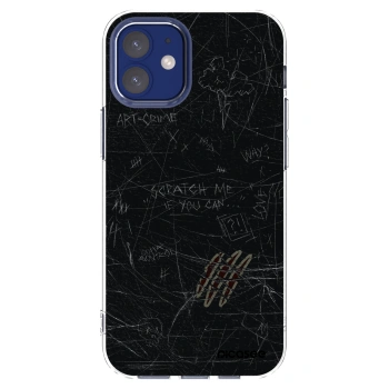 Picasee silikonska prozirna maskica za Apple iPhone 12 mini - SCRATCH