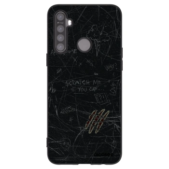 Picasee crna silikonska maskica za Realme 5 - SCRATCH