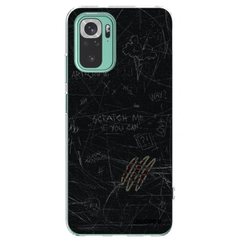 Picasee silikonska prozirna maskica za Xiaomi Redmi Note 10 Pro - SCRATCH