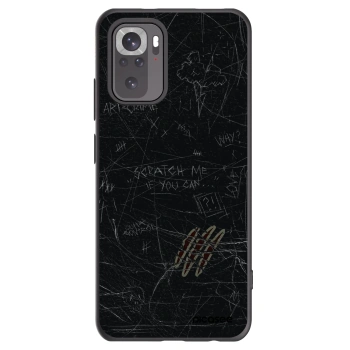 Picasee crna silikonska maskica za Xiaomi Redmi Note 10S - SCRATCH