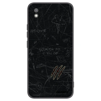 Picasee crna silikonska maskica za Xiaomi Redmi 9AT - SCRATCH