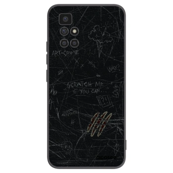Picasee crna silikonska maskica za Xiaomi Redmi 10 - SCRATCH