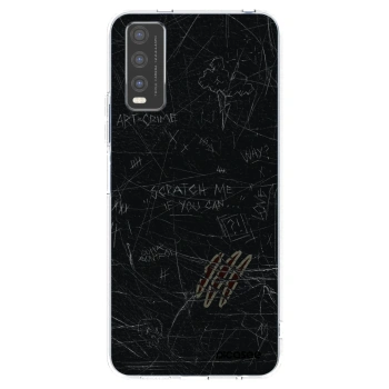 Picasee silikonska prozirna maskica za Vivo Y20s - SCRATCH