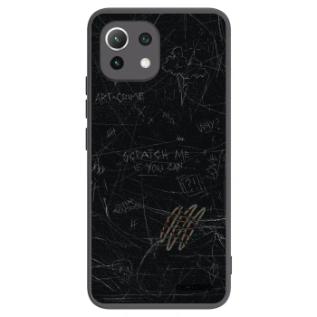 Picasee crna silikonska maskica za Xiaomi 11 Lite 5G NE - SCRATCH