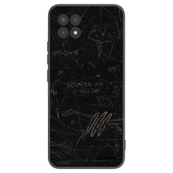 Picasee crna silikonska maskica za Realme 8i - SCRATCH