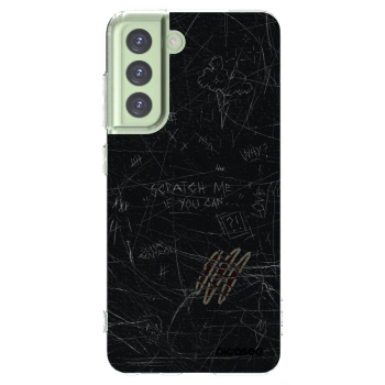 Picasee silikonska prozirna maskica za Samsung Galaxy S21 FE 5G - SCRATCH