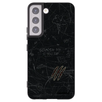 Picasee crna silikonska maskica za Samsung Galaxy S22 5G - SCRATCH