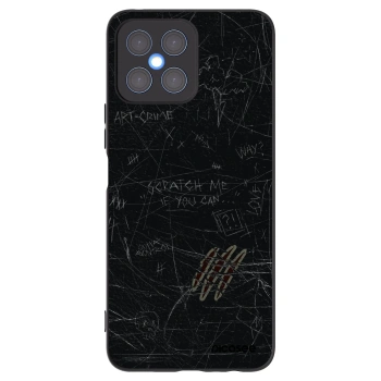 Picasee crna silikonska maskica za Honor X8 4G - SCRATCH