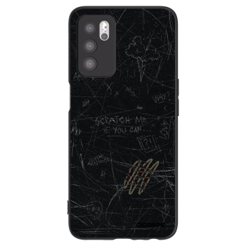 Picasee crna silikonska maskica za OPPO A16s - SCRATCH