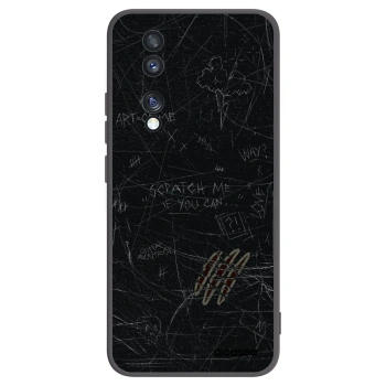 Picasee crna silikonska maskica za Honor 70 - SCRATCH