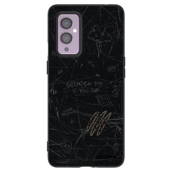 Picasee crna silikonska maskica za OnePlus 9 - SCRATCH