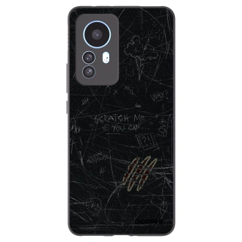 Picasee crna silikonska maskica za Xiaomi 12T Pro - SCRATCH