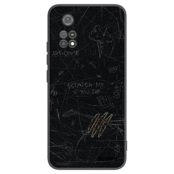 Picasee crna silikonska maskica za Xiaomi Poco M4 Pro - SCRATCH