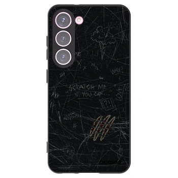 Picasee crna silikonska maskica za Samsung Galaxy S23 5G - SCRATCH