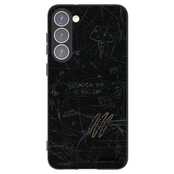 Picasee crna silikonska maskica za Samsung Galaxy S23+ 5G - SCRATCH