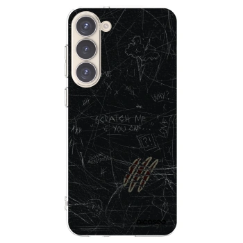 Picasee silikonska prozirna maskica za Samsung Galaxy S23+ 5G - SCRATCH